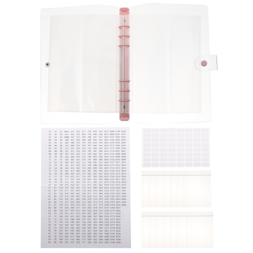 4Sets Praktische Diamant Sortierbücher Mit Transparenten Taschen