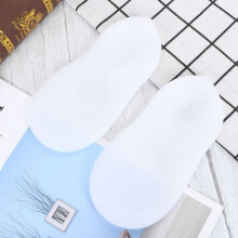 Worgeous Elastic Boat Socks with Breathable Holes Waterproof for Water Sports or Household Use Women White
