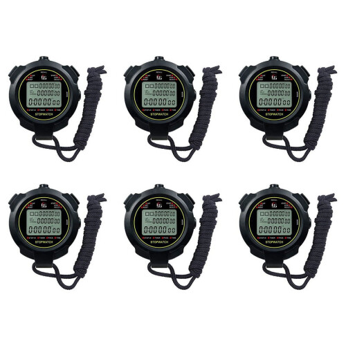 Digital Sports Stopwatch with 10-Lap Memory