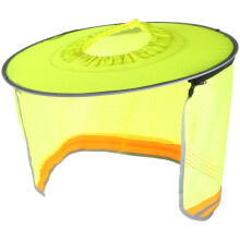 5Stk Hardhat Visier Gelb Pe+nylon Sanfter Uv-Schutz Für Bauhelme