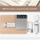 USB Clip Reading Light Folding Book Light Led Reading Light Portable Rechargeable Book Light 6 Brightness Dimmabl White B 5