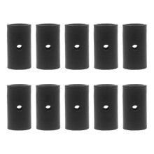 Mizh Bordfotbollsplaceringsset – PE-plast, svart, 12 delar