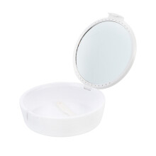 3Pcs White Mouth Guard Storage Cases for Retainer and Denture