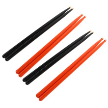 12Paires Drumsticks Bois Maple Résistants Accessoires Batterie Colorés