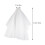 2Pièces Voiles Blancs Simples En Voile Pour Décoration 1