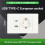 Standard Socket Wall Power Socket USB+TYPE-C+EURO Socket 16A 180V-250V USB Power Adapter Socket EU Plug 2