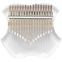 2Sets Beginner Finger Piano Kalimba 17 Key Transparent Hand Piano