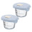 4Pièces Bocaux Empilables Bébé En Pour Collations Repas 1