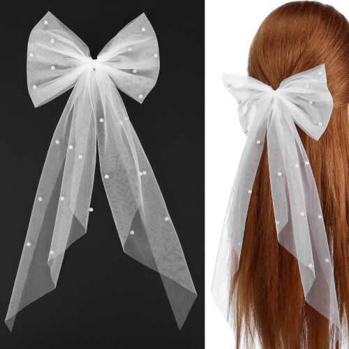 5Pièces Voile Court Et Perles Accessoires