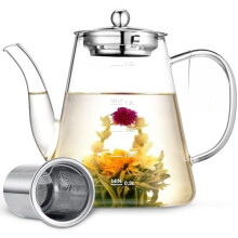 1500 ml tekanne i borsilikatglass med infuser