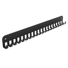 Schwarze Eisenmedaille und Schlüsselanhänger mit 20 Haken