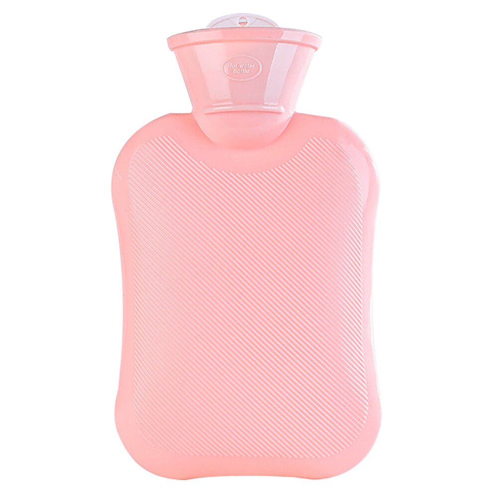 Home Decoration,Mini Hot Water Bottle Bag/Hand Warmer,Light and Handy,Small Heat Up and Refreezable Cold Pack,Cute Therapy Heating Pad 500 ML,Pink,