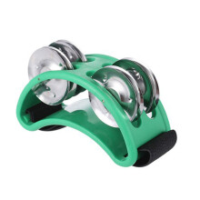 4Pcs Green Foot Jingle Bells Children's Musical Instrument Performance