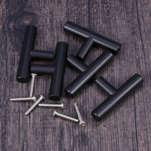 Poignées de porte pour meubles, lot de 5, design moderne et minimaliste, quincaillerie de cuisine, 5 cm (1,97 po)