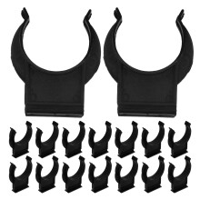 100Pcs Black Plastic Plinth Clips for Cabinet Feet Durable Anti-Slip