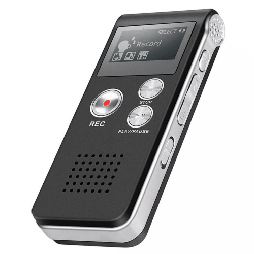 Digital stemmeoptager 32 GB 650 timer batteri MP3-afspiller