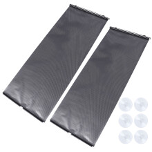 OUNONA2Set Pare-soleil rétractable et amovible pour vitres de voiture, écran de confidentialité