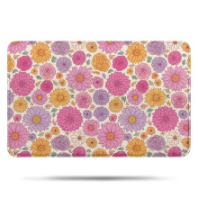 Pioneer Flower Floral badrumsmatta halkfri mikrofiber