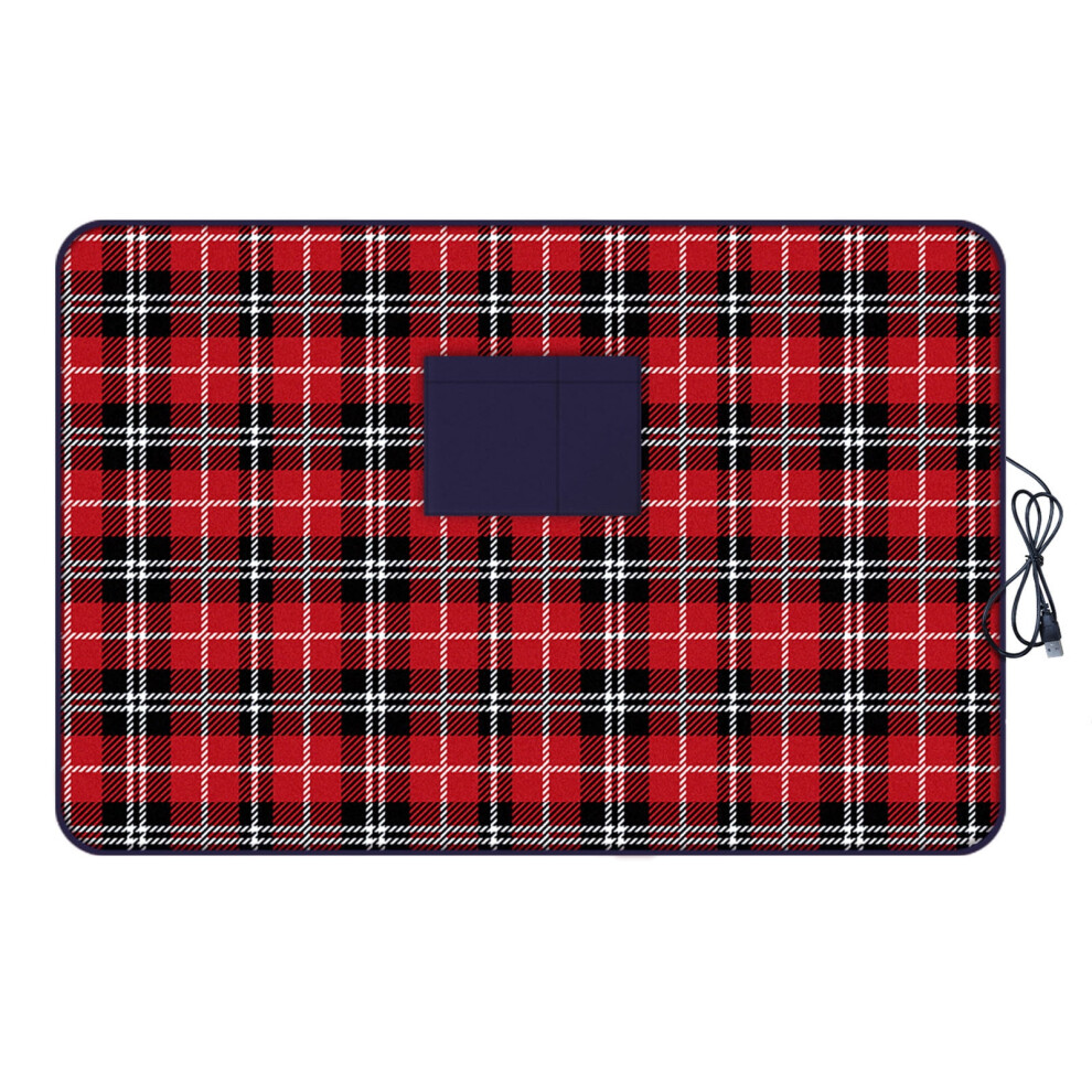 USB Powered Portable Heating Blanket for Car and Student Use with Versatile Wearable Design