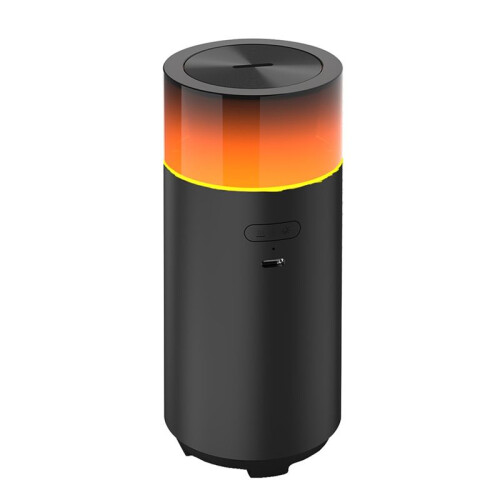 LED Light Humidifier Aromatherapy Machine USB Silent Essential Oil Diffuser Night Light Misting Air Humidifier Black