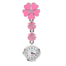3Pcs Creative Nurse Pocket Watches Pink Zinc Alloy Decorative Hanging