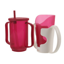 4St Anti- Senior Drinkmok, Kunststof, Voor Bedlegerige Patiënten