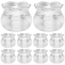 30Pcs Transparent Ps Miniature Fish Tanks for Dollhouse Display