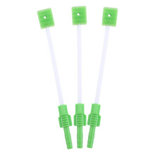 6Pièces Tampons Orale Éponge Vert Jetables Pour Nettoyage Buccal
