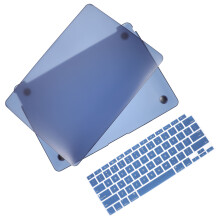 3Sets Navy Laptop Skin Cover with Keyboard Skin 360 Degree Protection