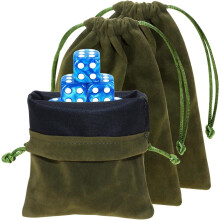 Bolsas de regalo de terciopelo con cordón y diseño de mini patinadoras (paquete de 10)