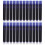 3Sets Reliable Blue Fountain Pen Ink Refills Strong Material 1