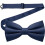 2 Packs Solid Color Pre-tied Bow Tie Adjustable Bowtie for Men 1