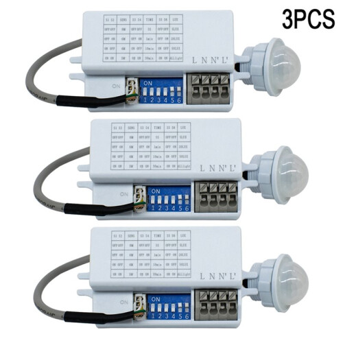 Motion Sensor Light  220V 110V PIR Presence Sensor for Lighting  Delay Adjustable Movement Detector Lamp 1