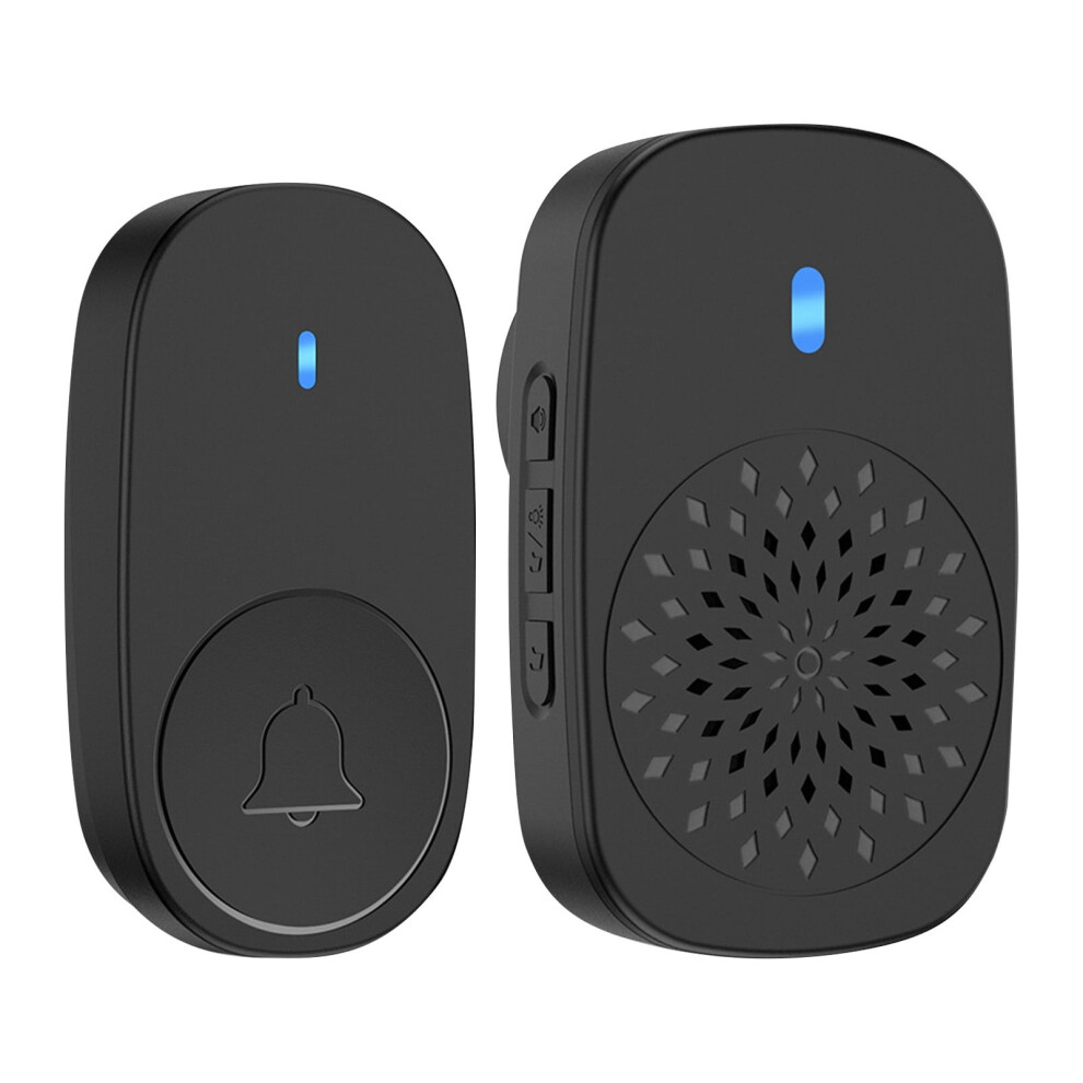 Smart Home Wireless Doorbell Alert System With Plug In Receiver And Flashing Light For Hearing Impaired Elderly Users 9180479156673