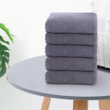 Lot de 5 serviettes de bain en velours doux et absorbant, motif ananas uni, gants de toilette de qualité supérieure pour salle de bain, cuisine,