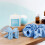 Daisy Aesthetic Glazen Bekers Set 7 stuks 8