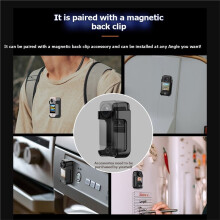 Caméra D'Action de Poche A300 4K 30 FPS avec WiFi 5G/2,4G et Écran Tactile 1,3" pour Vlogs, Cyclisme et Plongée A