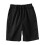 Short décontracté noir pour garçon, taille élastique extensible, 13-14 ans 1