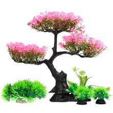 5Sets Aquariumplanten Kunststof Realistisch Vis En Schildpad Tank