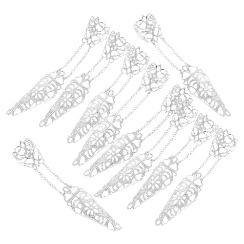 20St Ijzeren Vingerklem Ringen , Gothic Dansaccessoires