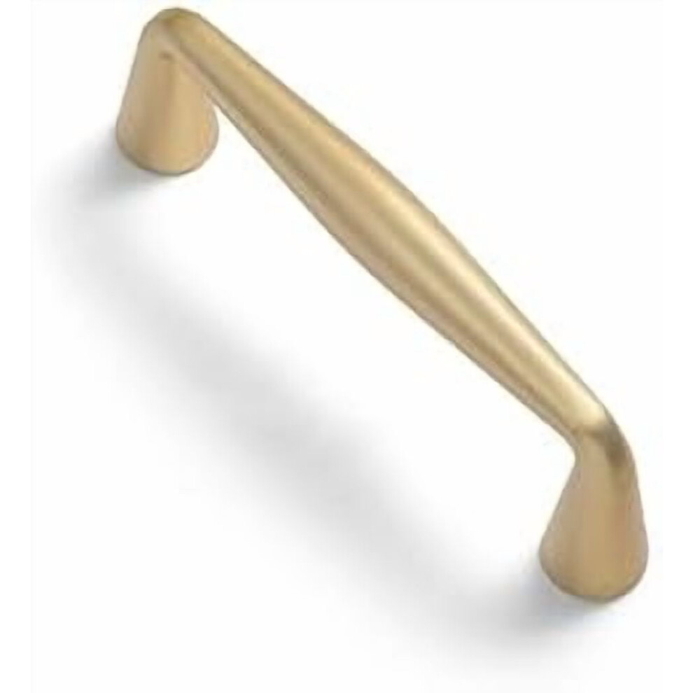 Brushed Brass Zinc Alloy Cabinet Handles - 3''(76Mm) Hole Center Affordable Luxury Cabinet Pull Hardware For Bedroom, Kitchen, 6 Packâ¦Â¦ 9313598951304