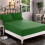 Drap-housse en microfibre, format Queen, profondeur 40 cm (16 pouces). 1