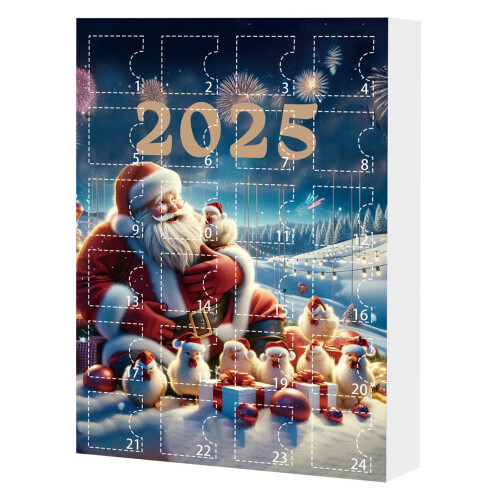 Calendário do Advento de Natal com 24 portas 1