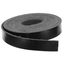 2St Zwarte PU Leerband DIY Voor Decoratieve Leren Tasriemen En Riem