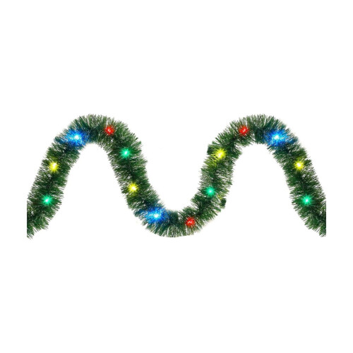 Christmas Rattan Light Strip 500cm Green 1