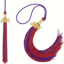 Lot de 2 grands pompons vintage pour la décoration de toques et les fêtes – Compatibles avec les toques de remise de diplômes 2024