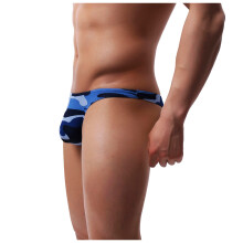 Sous-vêtements pour hommes - Boxers en maille camouflage, taille basse, fins, sexy et respirants - Liquidation
