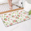 Tapete de banheiro Pioneer Flower Floral Antiderrapante 17x30 polegadas 4