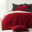 Graues Steppdecken-Set, Queen-Size, 3-teilig 1