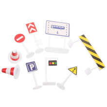 5Sets Assortiment Verkeersborden Speelset Voor Kinderen Mini Modellen